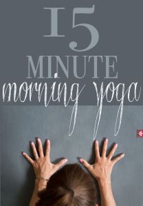 15 minuten yoga